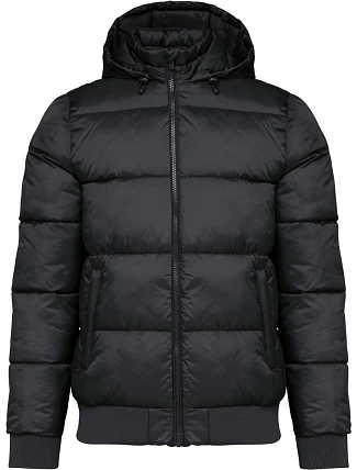 Kariban K 6166 Bunda ripstop s kapucí 20.6166 black Kariban K 6166 Bunda ripstop s kapucí 20.6166 black