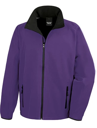 Result R 231M Pánská 2-vrstvá softshell bunda "Printable" 30.231M purple/black Result R 231M Pánská 2-vrstvá softshell bunda "Printable" 30.231M purple/black