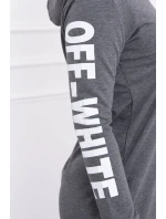 Off White šaty graphite melange Off White šaty graphite melange