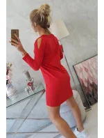 Šaty s potiskem Dream červené