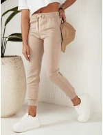 MILA dámské tepláky béžové FashionStreet UY1824