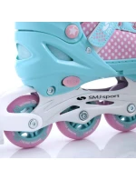 SMJ sport 2v1 Jr Lili nastavitelné kolečkové brusle SMJ sport 2v1 Jr Lili nastavitelné kolečkové brusle