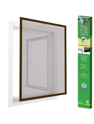 ALU OKENNÍ MOSKYTIÉRA 100X120 HNĚDÁ PLUS