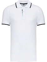 Kariban K 245 Pánské kontrastní piqué polo 20.K245 white/navy/white Kariban K 245 Pánské kontrastní piqué polo 20.K245 white/navy/white