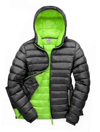 Result R 194F Dámská prošívaná bunda "SnowBird" 30.194F black/lime