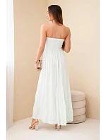 Dámské viskózové šaty s elastickým vrškem mentolová Dámské viskózové šaty s elastickým vrškem mentolová