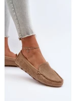Dámské semišové mokasíny tmavě béžové Ranica Dámské semišové mokasíny tmavě béžové Ranica