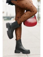 Kotníkové Boty Zateplené Na Zip S.Barski HY42-975 Černé