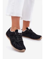 Dámské Sportovní Boty Z Eko Semiše Černé Dorella