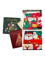 WiK ponožky M898 Merry Christmas Box A'4 35-46