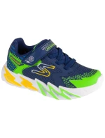 Skechers S-Lights: Flex-Glow Bolt 400138L-NVMT Navy Blue 30