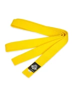 Karate kimono opasek - žlutý 240 cm