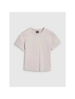 Dámské tričko z žebrovaného úpletu 4F 4FRSS25TTSHF2696-83S