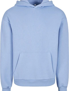 Build your Brand BY 284 Mikina s kapucí z těžké bavlny "Fluffy" 56.0284 powder blue
