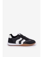 Klasické Dámské Tenisky Z Eko Kůže Černé Maretina