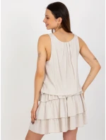 TW SK BI 8139 šaty.44 světle béžová TW SK BI 8139 šaty.44 světle béžová