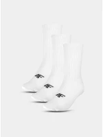 Dětské unisex ponožky 4F (3pack) - bílé