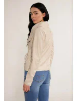 Dámská bunda Ramonesque Imitace kůže JAC0220-23W béžová - Monnari Dámská bunda Ramonesque Imitace kůže JAC0220-23W béžová - Monnari