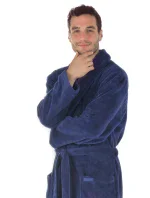 Pánský župan Tampa 2149 nadměrný tmavě modrá - Vestis