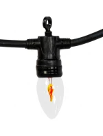 OSVĚTLENÍ SVĚTELNÉHO ŘETĚZCE IMITUJÍCÍHO PLAMEN 10LED