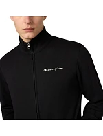 Champion Pánský oblek na zip Black 222248 KK001 tepláková souprava