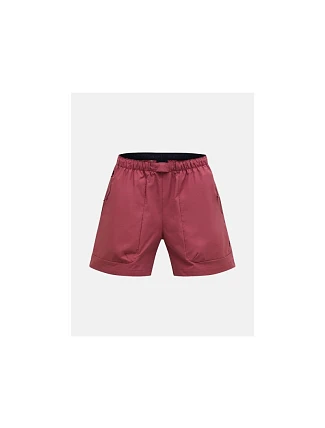 Dámské šortky PEAK PERFORMANCE W Outdoor Cargo Shorts, červené Dámské šortky PEAK PERFORMANCE W Outdoor Cargo Shorts, červené