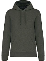 Kariban K 4027 Pánská eco-friendly mikina s kapucí 20.4027 green marble heather