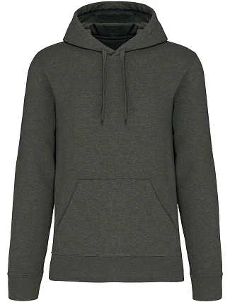 Kariban K 4027 Pánská eco-friendly mikina s kapucí 20.4027 green marble heather