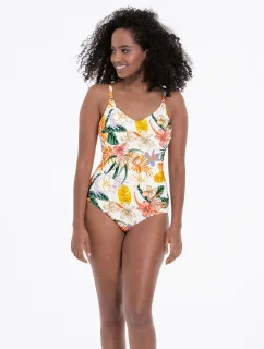 Jednodílné plavky Emiko 7722 krémové - RosaFaia