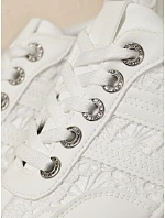 Dámské kožené tenisky ZY1394 bílé - FashionStreet