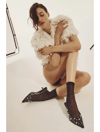 TENKÉ PONOŽKY - VZOR LOMA