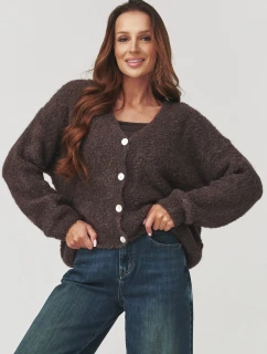 Svetr na zapínání model 219737 Makadamia
