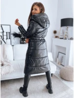 Dámský kabát LINA black FashionStreet TY3109 Dámský kabát LINA black FashionStreet TY3109