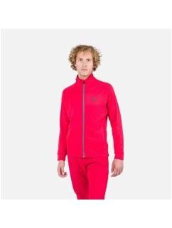 Rossignol Blackside Fleece Fz mikina červená