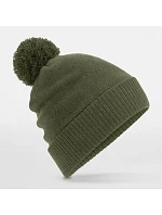Beechfield B 502 Vodoodpudivá pletená čepice s bambulí 53.0502 olive green Beechfield B 502 Vodoodpudivá pletená čepice s bambulí 53.0502 olive green