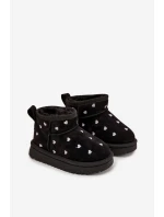 Dětské sněhule srdíčka Černé Gracina