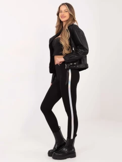 Legíny RV LG R4766.06 černá a stříbrná