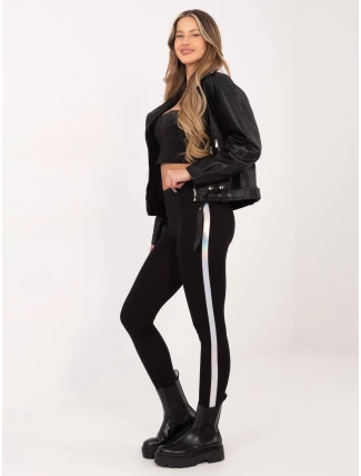 Legíny RV LG R4766.06 černá a stříbrná