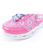 Skechers S Lighs-Heart boty pro dívky sportovní pohodlné LED