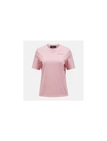 Peak Performance W Original Small Logo Tee pink