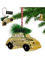 ZLATÁ OZDOBA NA ZAVĚŠENÍ AUTA