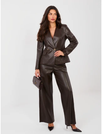 IT kalhoty SP FL10013.87 tmavě hnědé