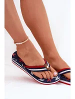 Dámské žabky na klínku Big Star – tmavě modré