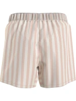 Dámské pyžamové šortky QS6892E FRN proužky - Calvin Klein