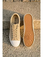 Pánské nízké tenisky TT174115 béžové - Big Star