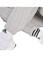 Dámské kalhoty adidas Essentials Linear French Terry Cuffed světle šedé JC5953 dámské