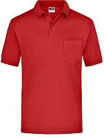 Daiber JN 26 Piqué polo s náprsní kapsou 02.0026 red