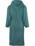 The One Towelling Bathrobe hooded Župan s kapucí 48.1021 petrol The One Towelling Bathrobe hooded Župan s kapucí 48.1021 petrol