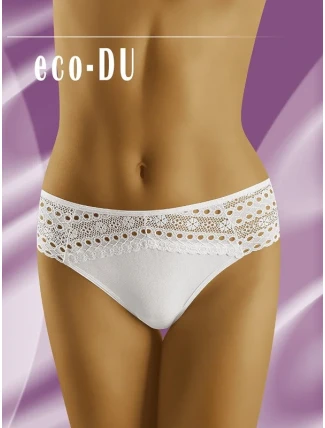 Dámské kalhotky Eco-Du White - Wol-Bar Dámské kalhotky Eco-Du White - Wol-Bar