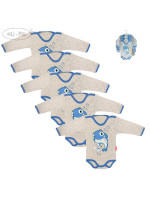 Raj-Pol 5pack Baby Body Sketch Finek PEK-BOD002 Multicolour